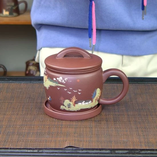 紫砂茶杯高货放漏