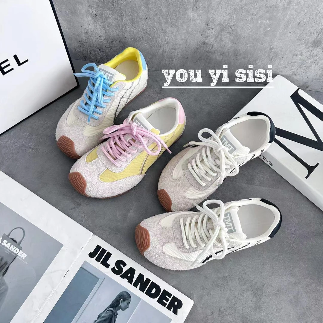 有意思思女鞋“歪歪德训”欧若风女款时尚百搭情侣夏季透气潮流潮鞋