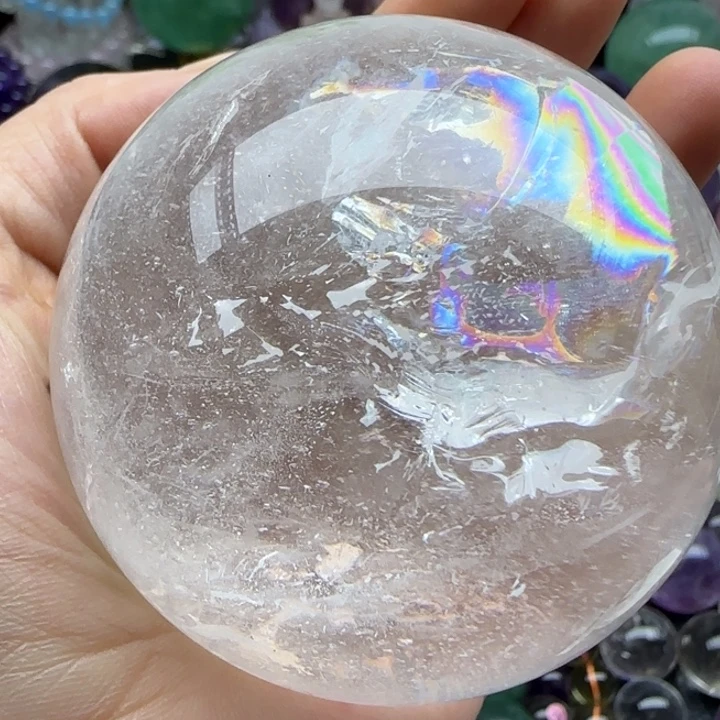 未镶嵌水晶珠宝半成品6.86厘米