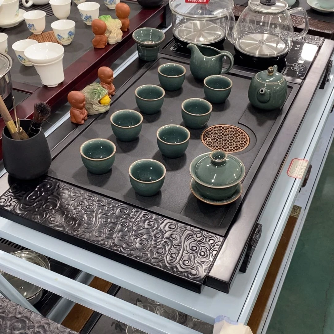 木石茶盘茶具套装家用