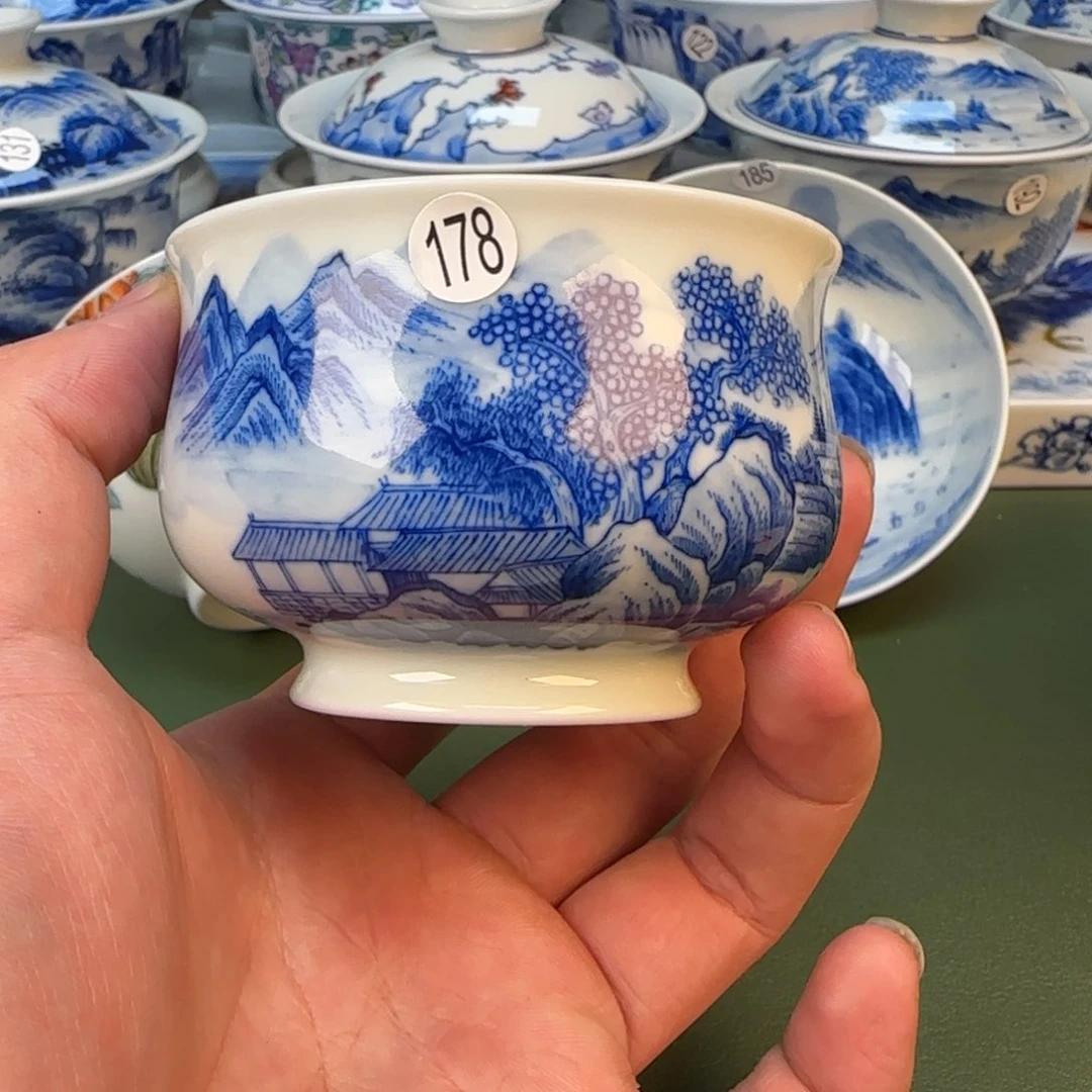 彦祖纯手工手绘茶具178