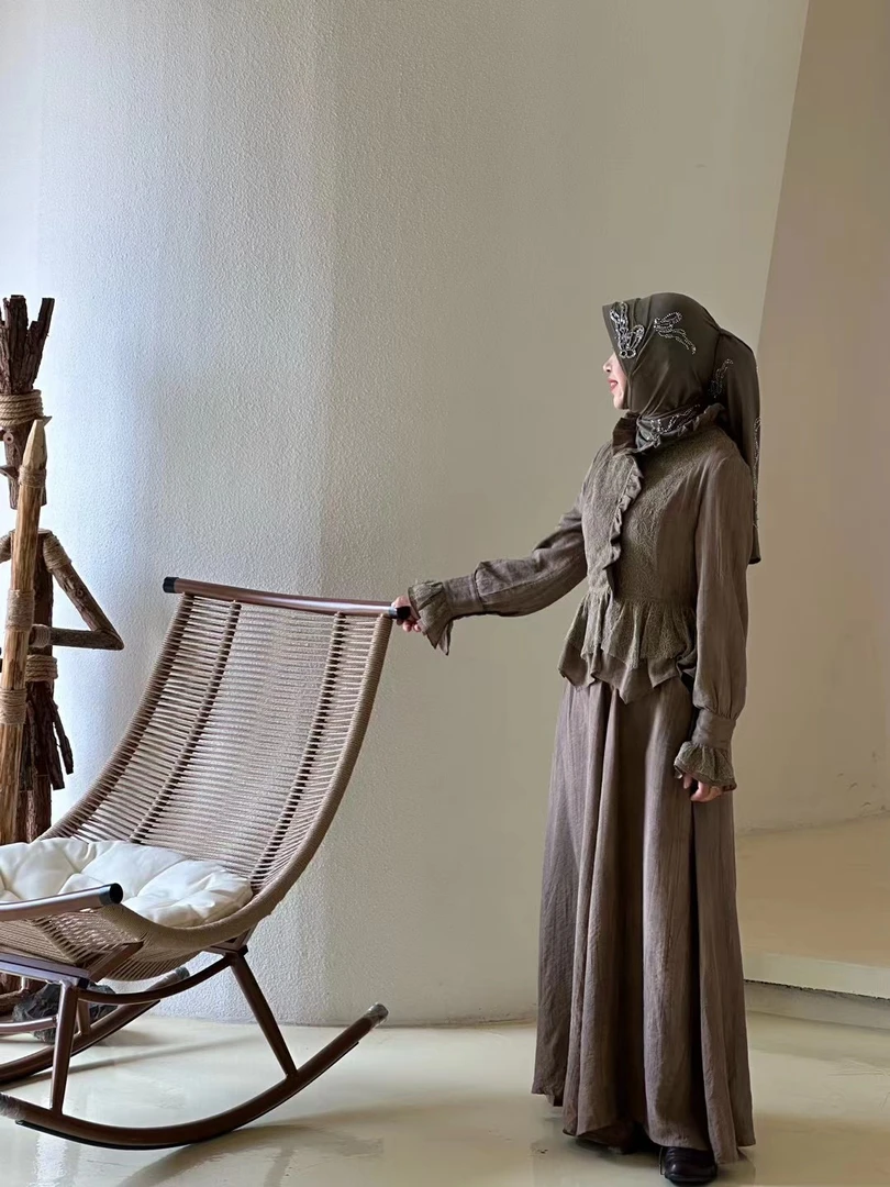 予愫亚麻裙裤套装（不退no换）