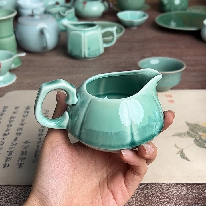 栖***风龙泉云间青瓷小米茶器