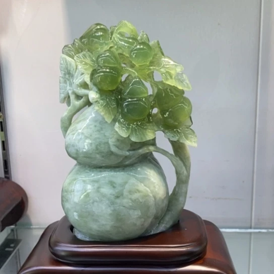 【闪购商品】玉清**月家居摆件手工雕刻