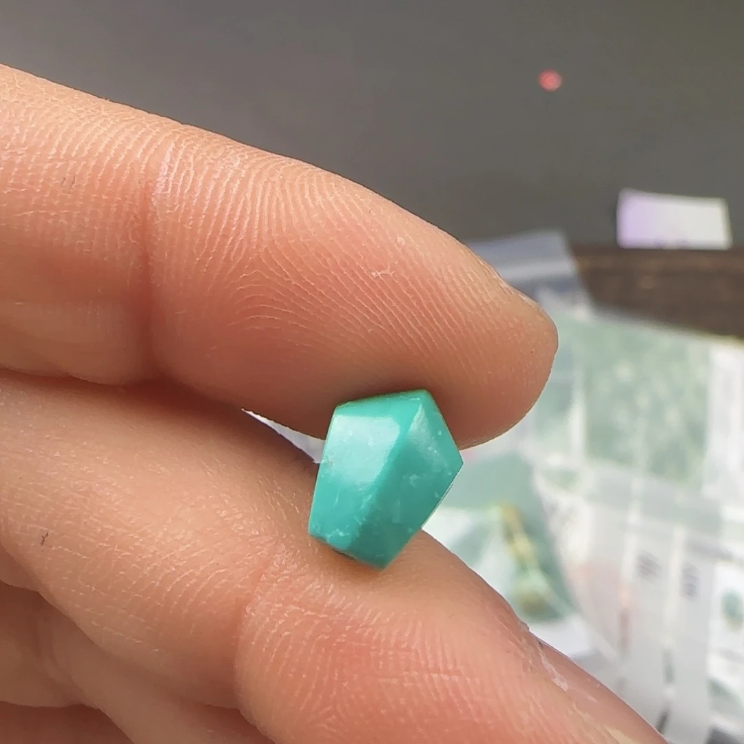 绿松石珠宝半成品未镶嵌乔*～