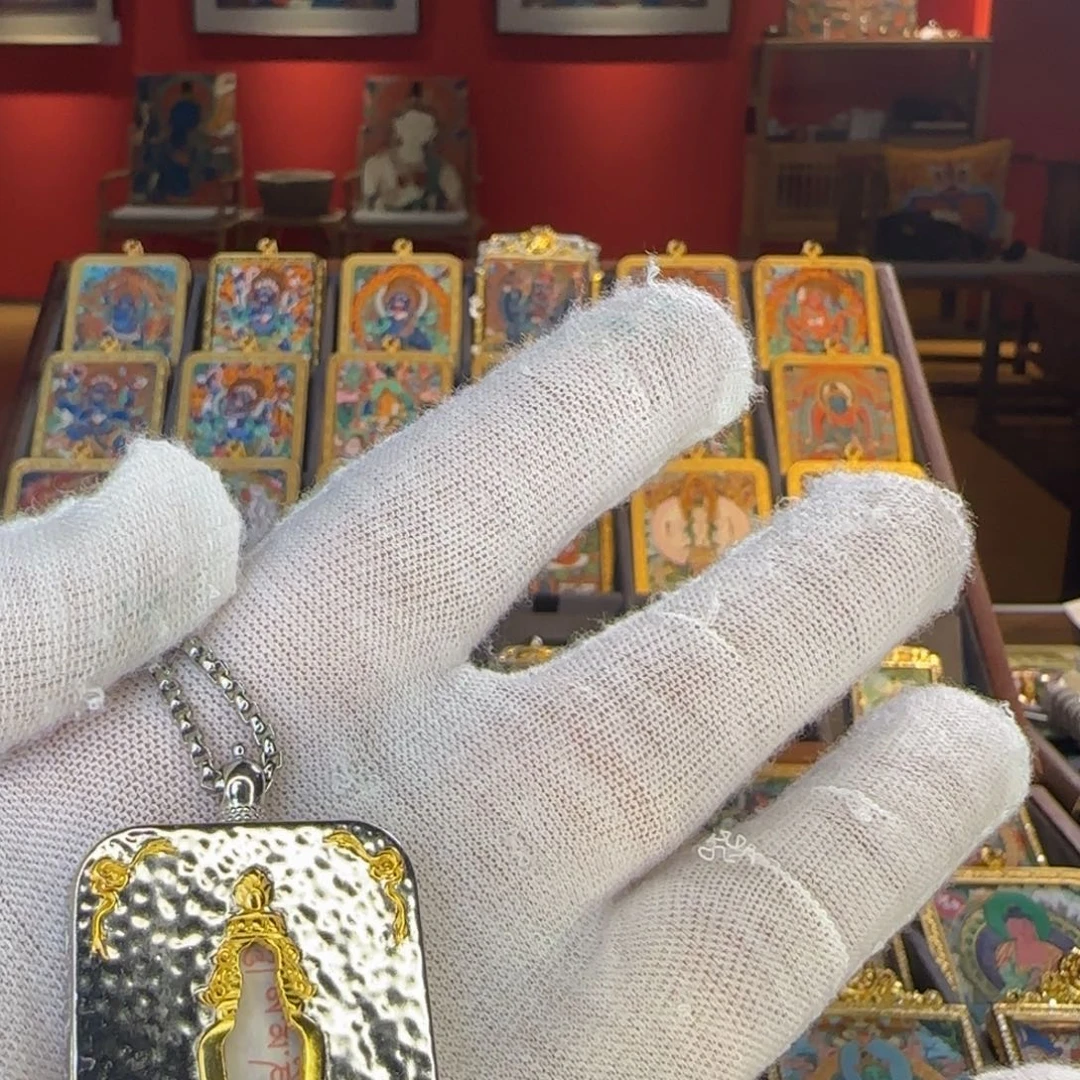 @***L吊坠唐卡绘画作品