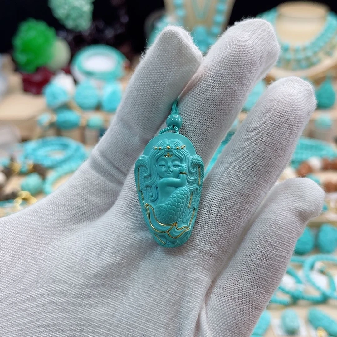 绿松石未镶嵌珠宝奇石