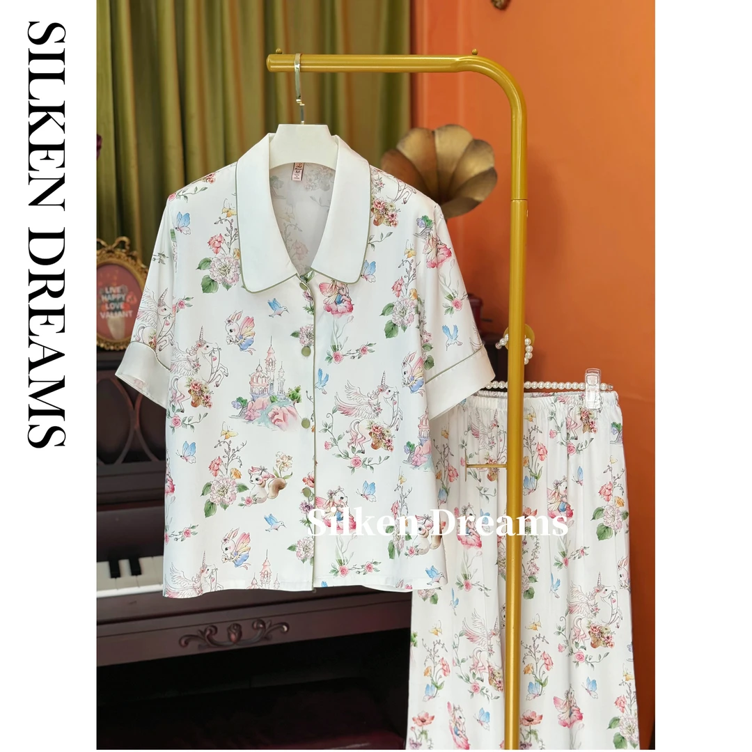 【新品12】夏季可爱时尚潮流可外穿睡衣家居服套装7