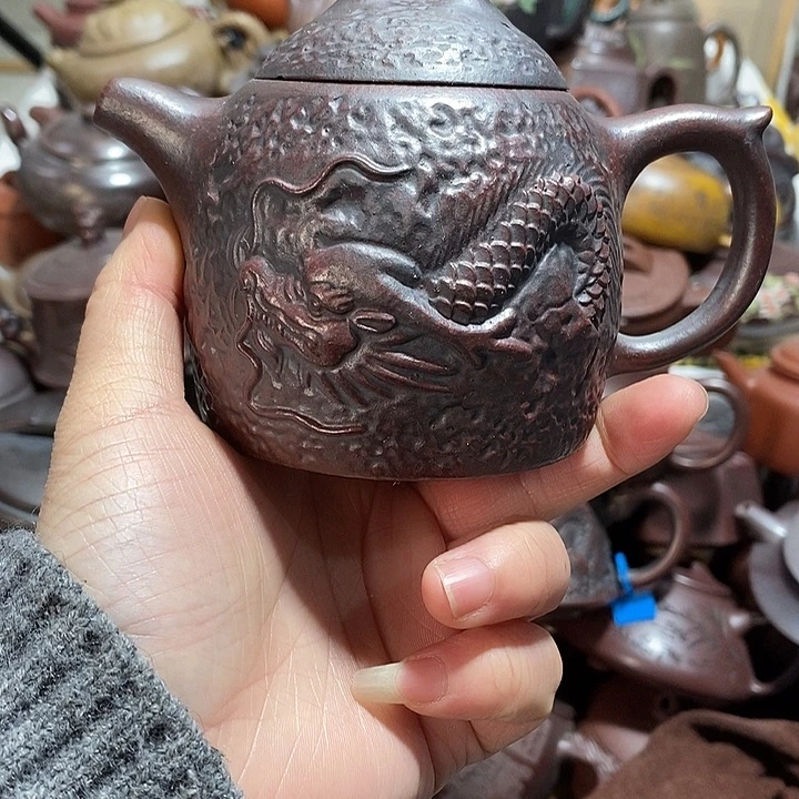 紫砂茶壶盖磕微瑕