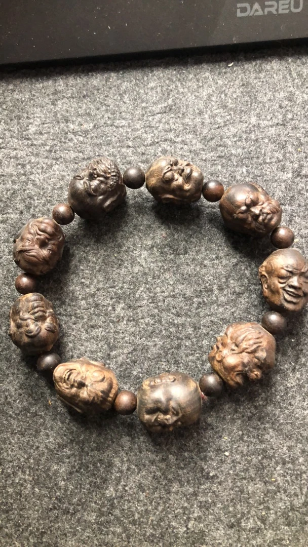 21A15福莱精选白奇雕刻15mm手串