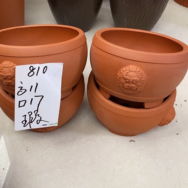 粗陶红陶绿植花盆810