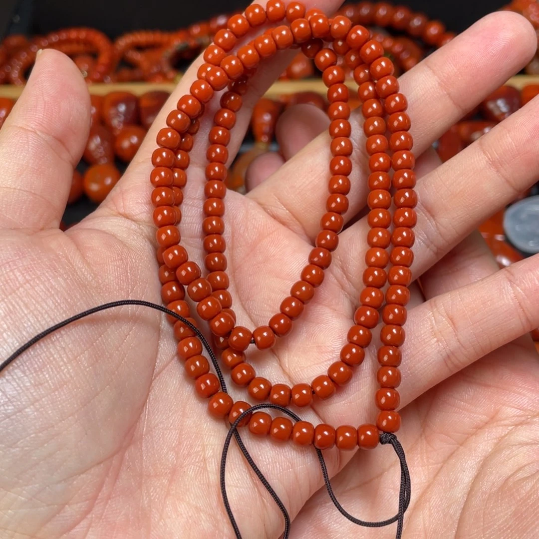 南红玛瑙未镶嵌颈饰55