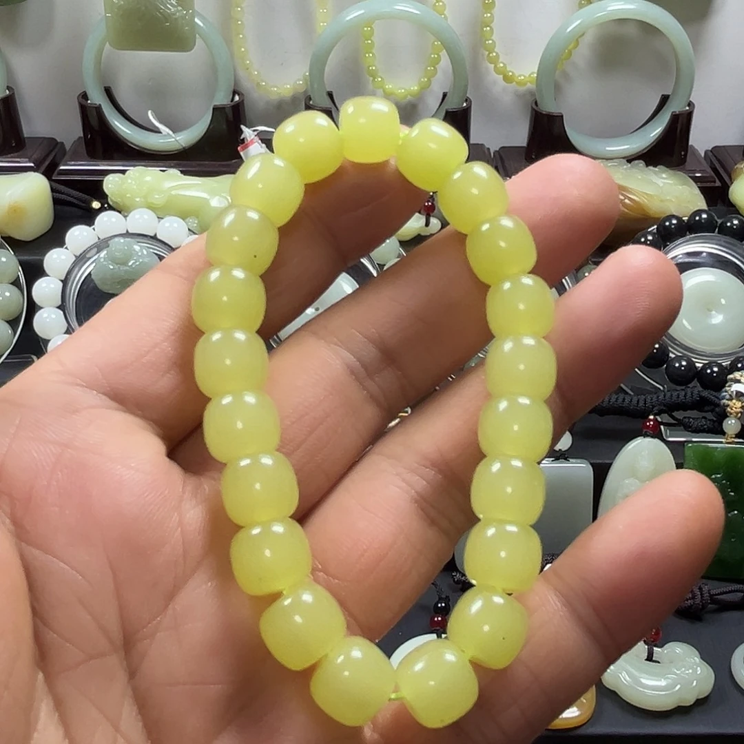 和田玉未镶嵌手串