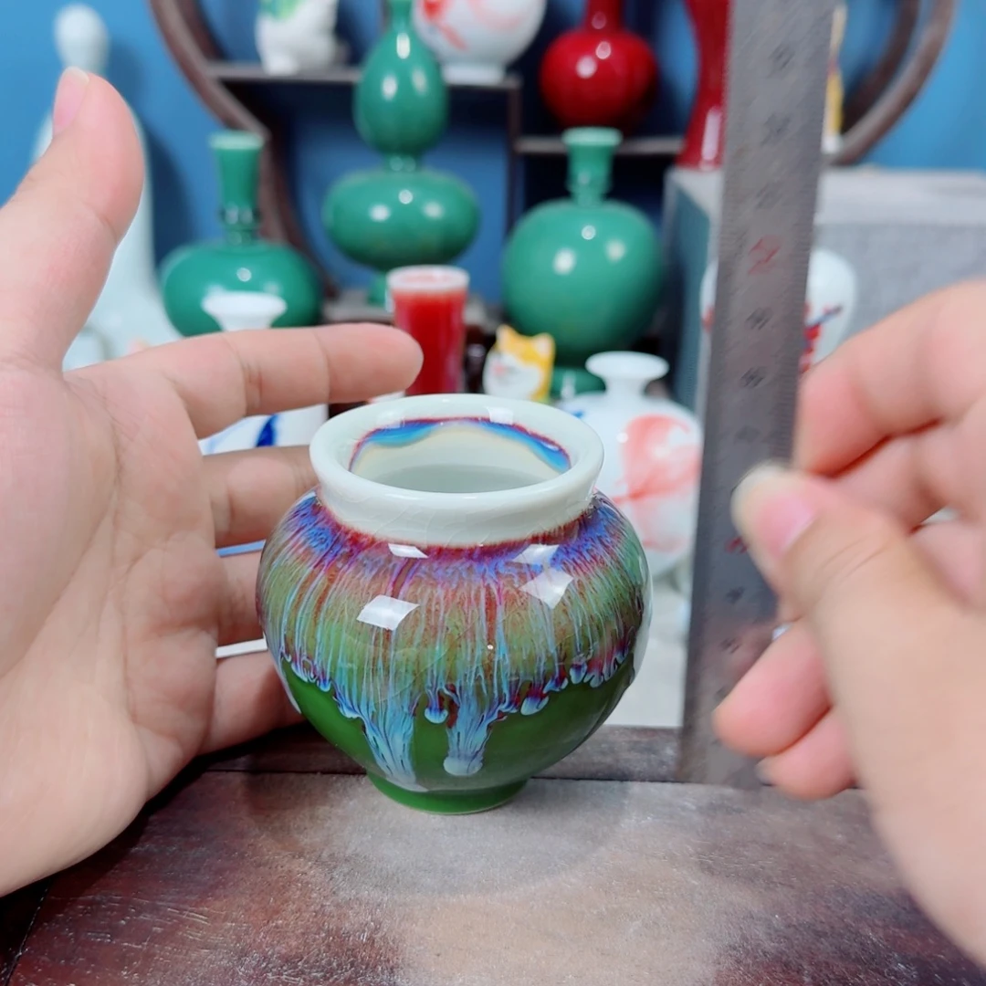 陶瓷手工小花器摆件