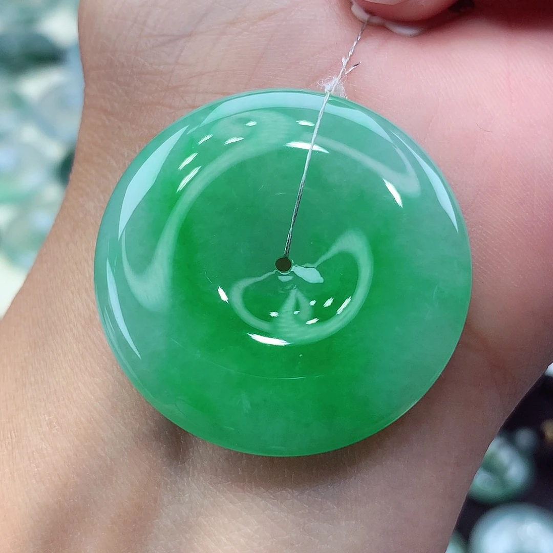 颈饰未镶嵌翡翠编号42尺寸34.4-6.1