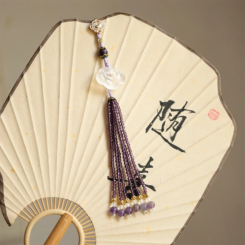时笙压襟汉服旗袍茶服新中式