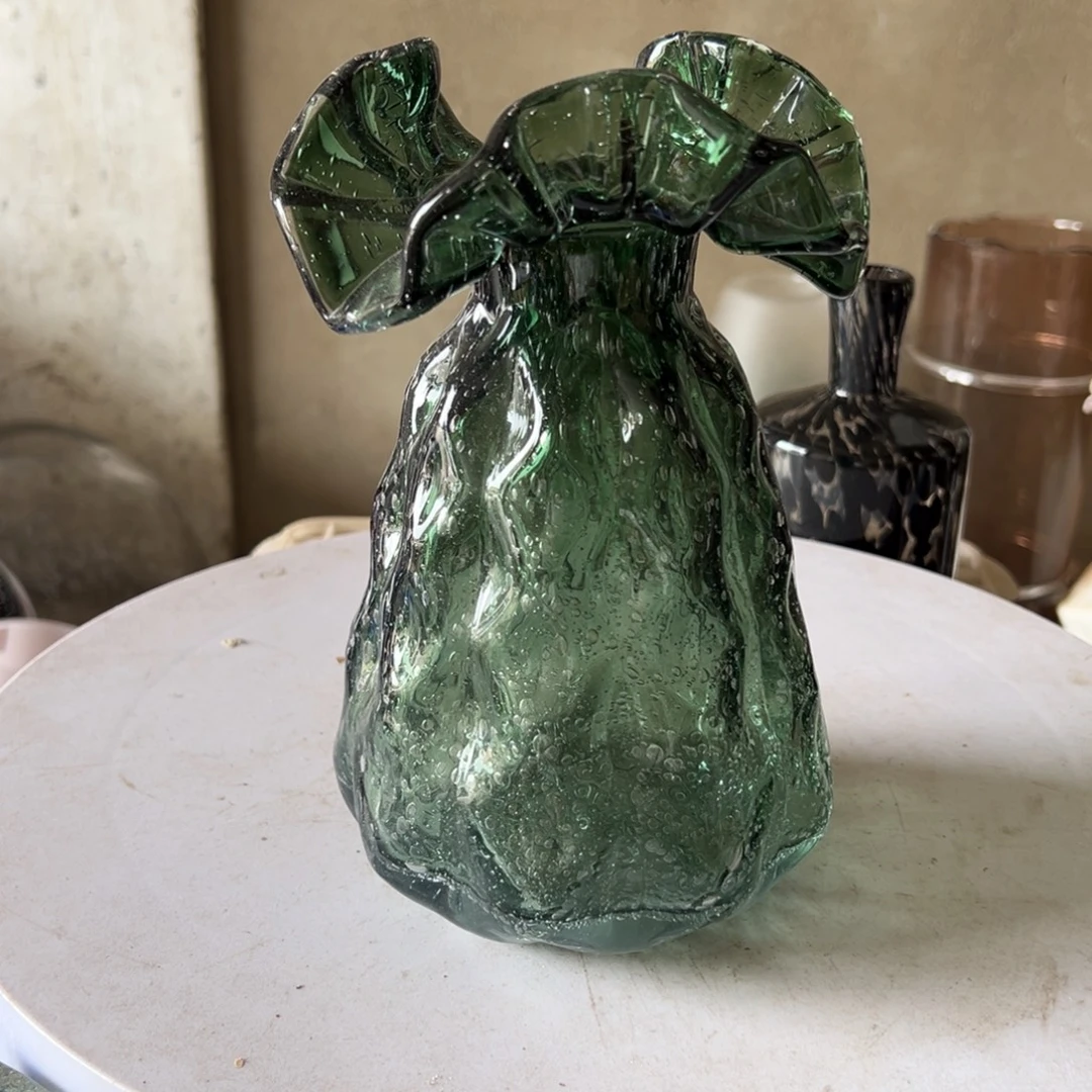 弘扬琉璃花器高度23