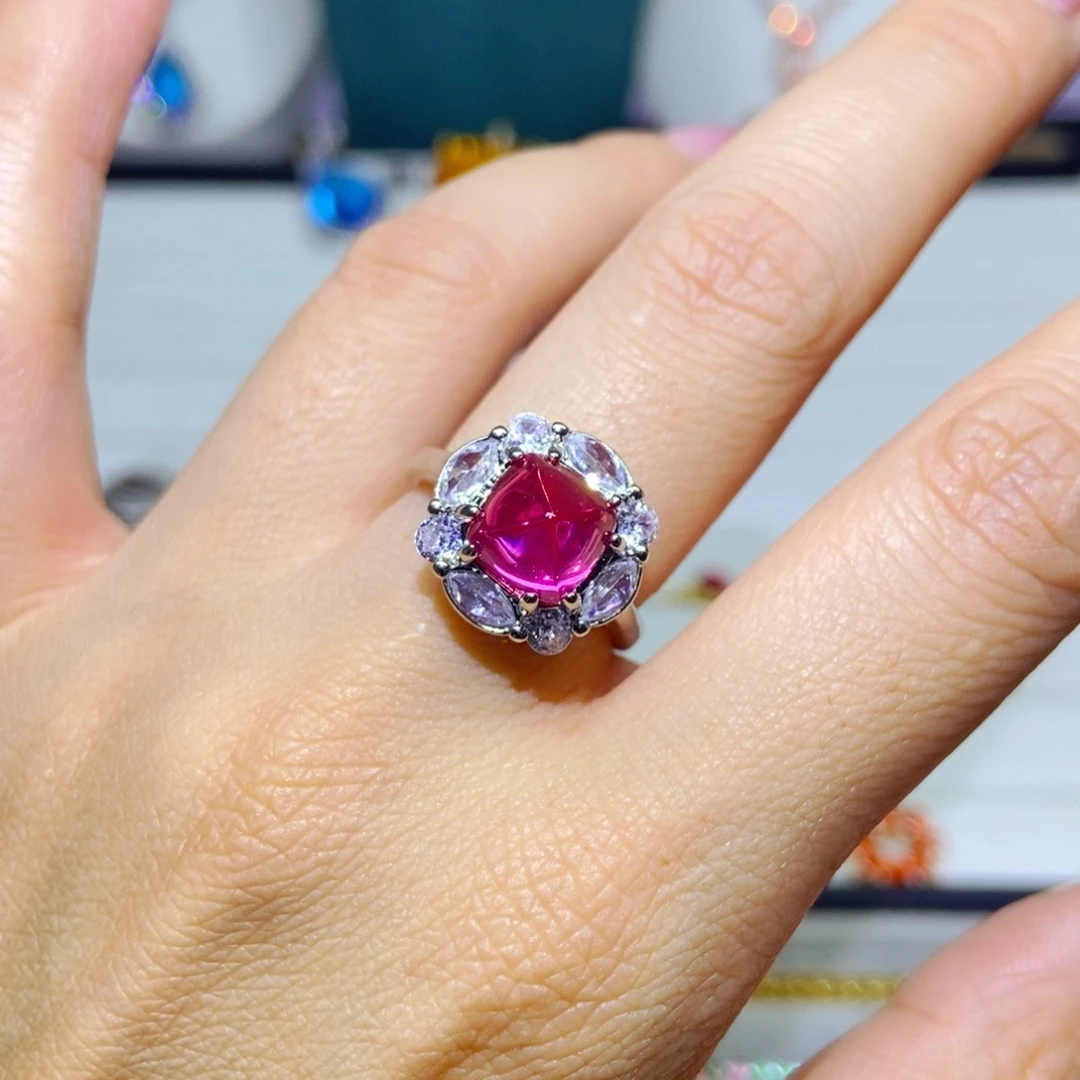 银S925镶嵌耳饰紫晶