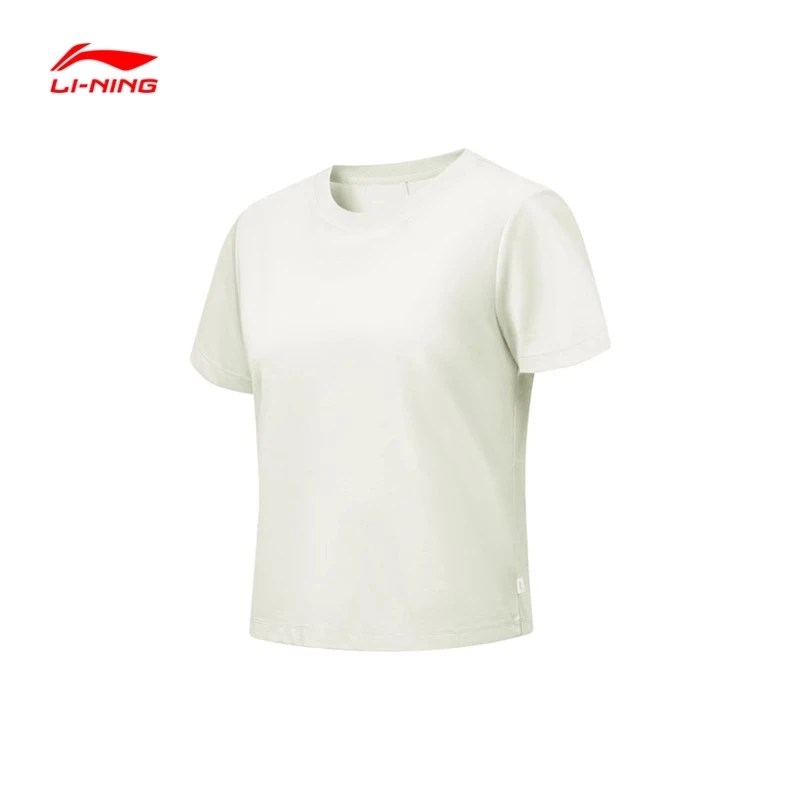 (直播）李宁女子健身系列短袖T恤23秋季新品柔软亲肤上衣ATST616