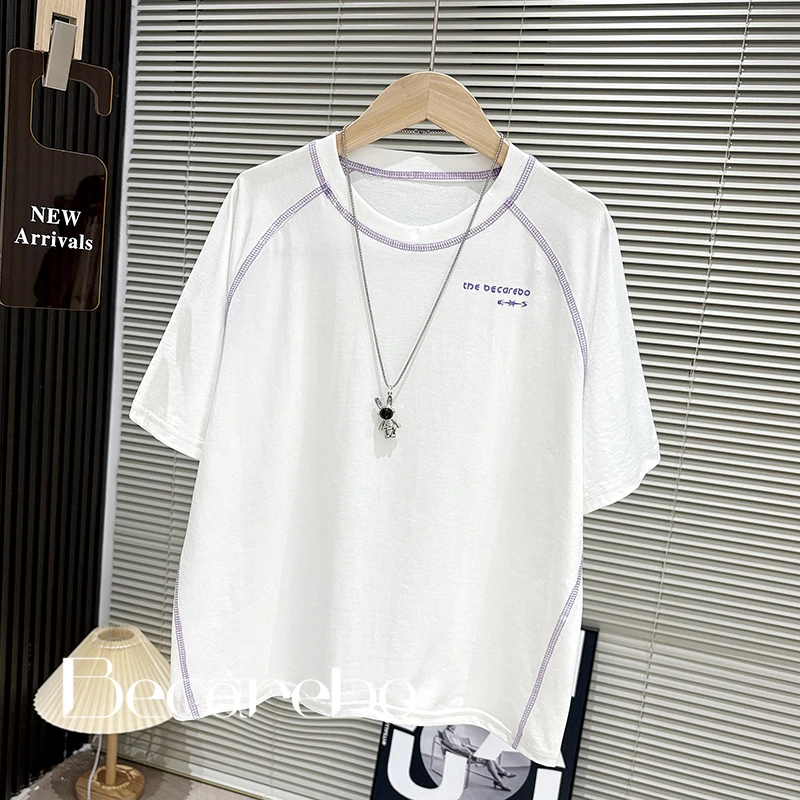 130-190【淏妈原创】青少年2025中大童短袖t恤男童夏装上衣儿童潮牌