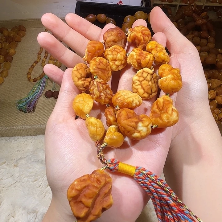 琥珀未镶嵌手链蜜蜡海漂手串
