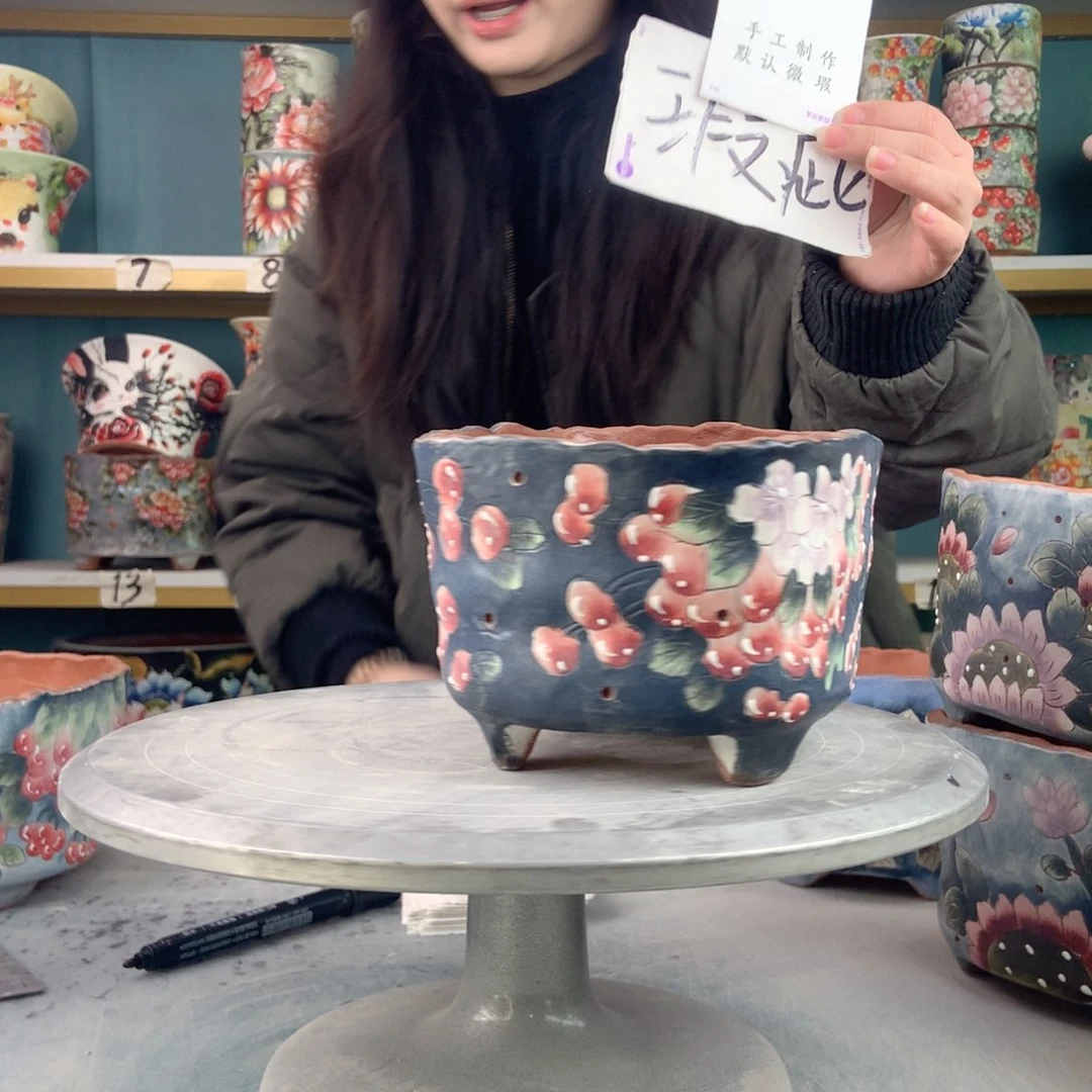 罐景德镇手工瑕疵875