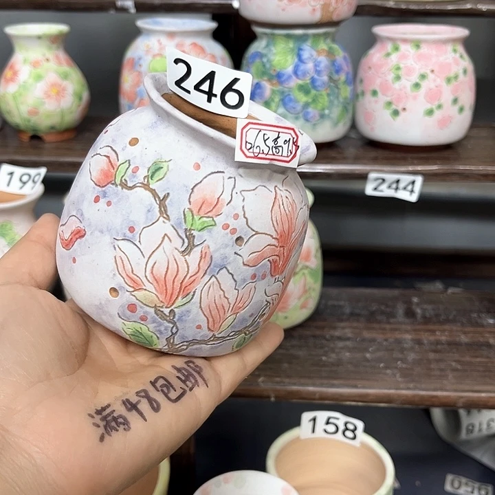 手工制作多肉花盆