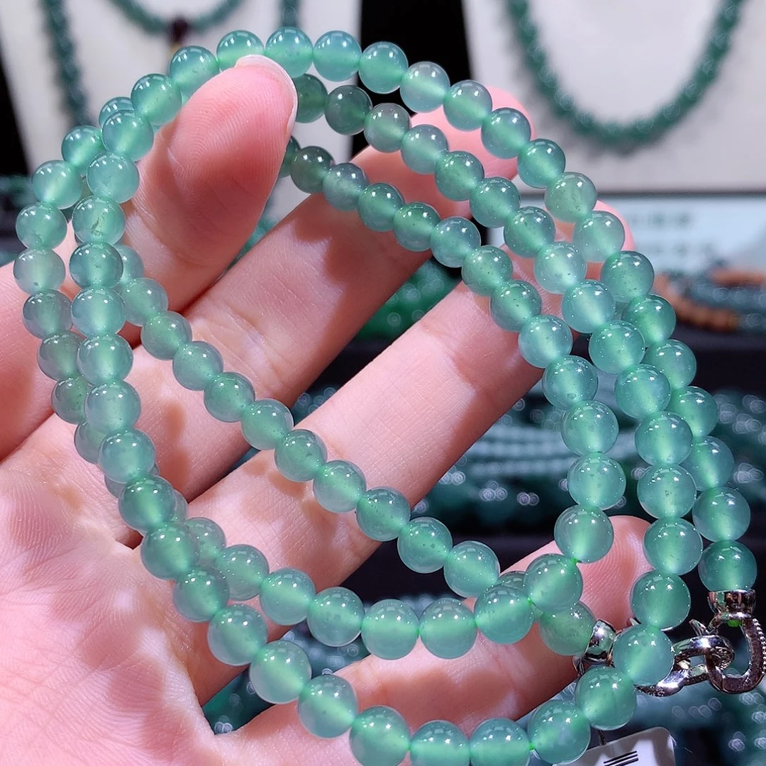 翡翠未镶嵌手链天然a货翡翠项链5.8