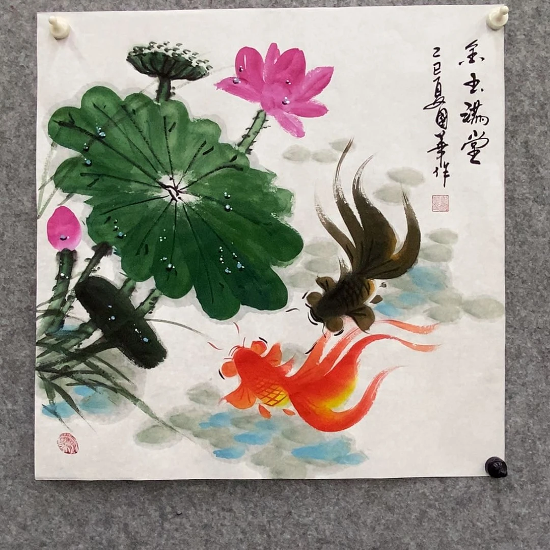 国画刘国华手绘作品111