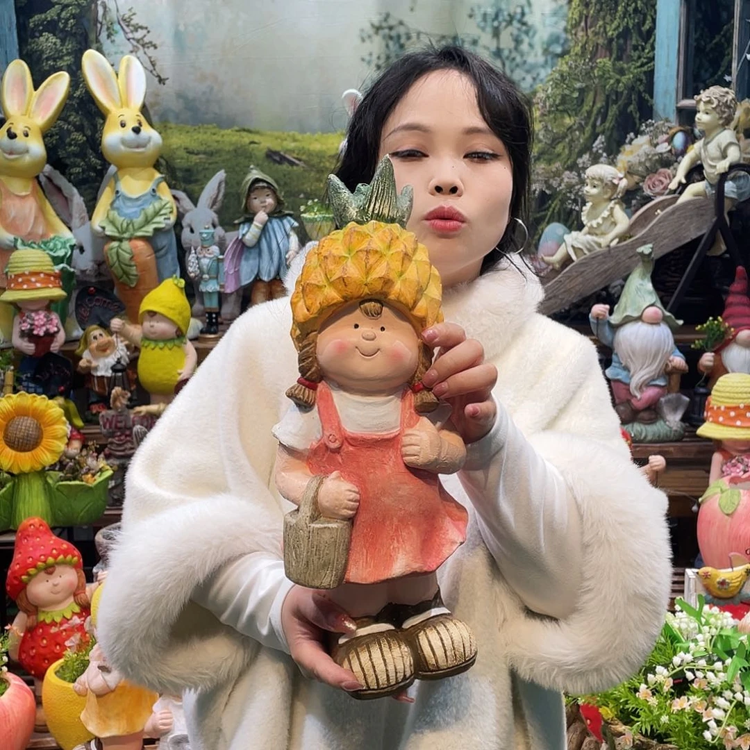 摆件花园摆件红红火火