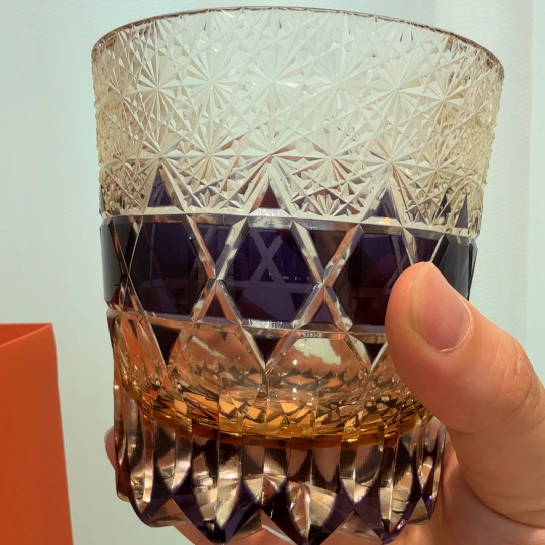 吸管款水晶玻璃深紫