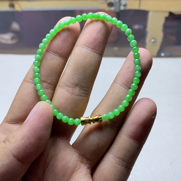 定制翡翠未镶嵌缅甸翡翠a货卡3.8