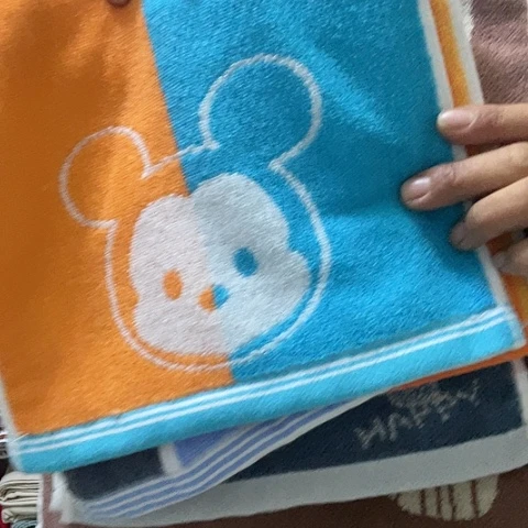 棉微瑕毛圈童巾6毛巾2