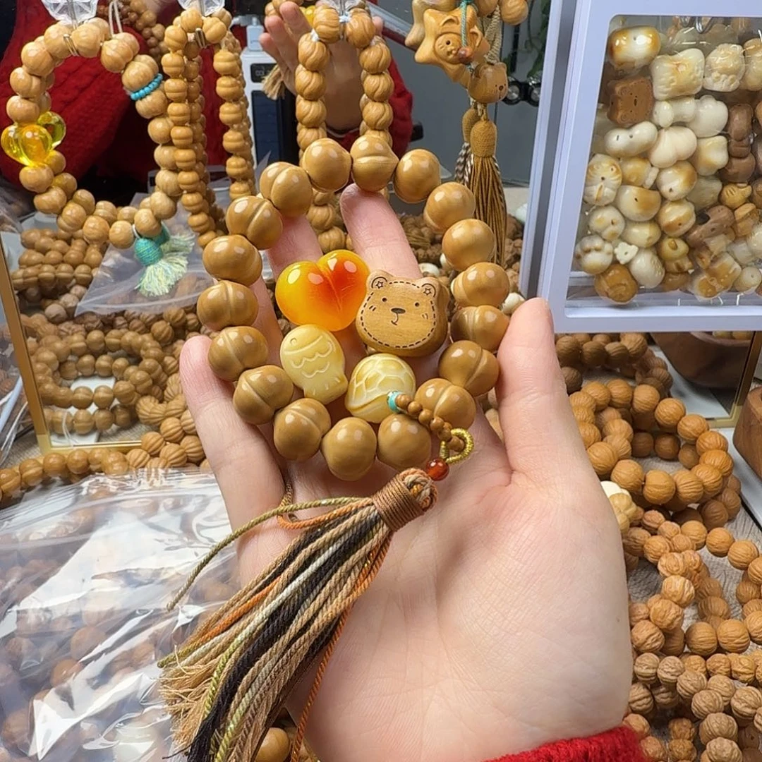@***瑜菩提籽类猴头手串