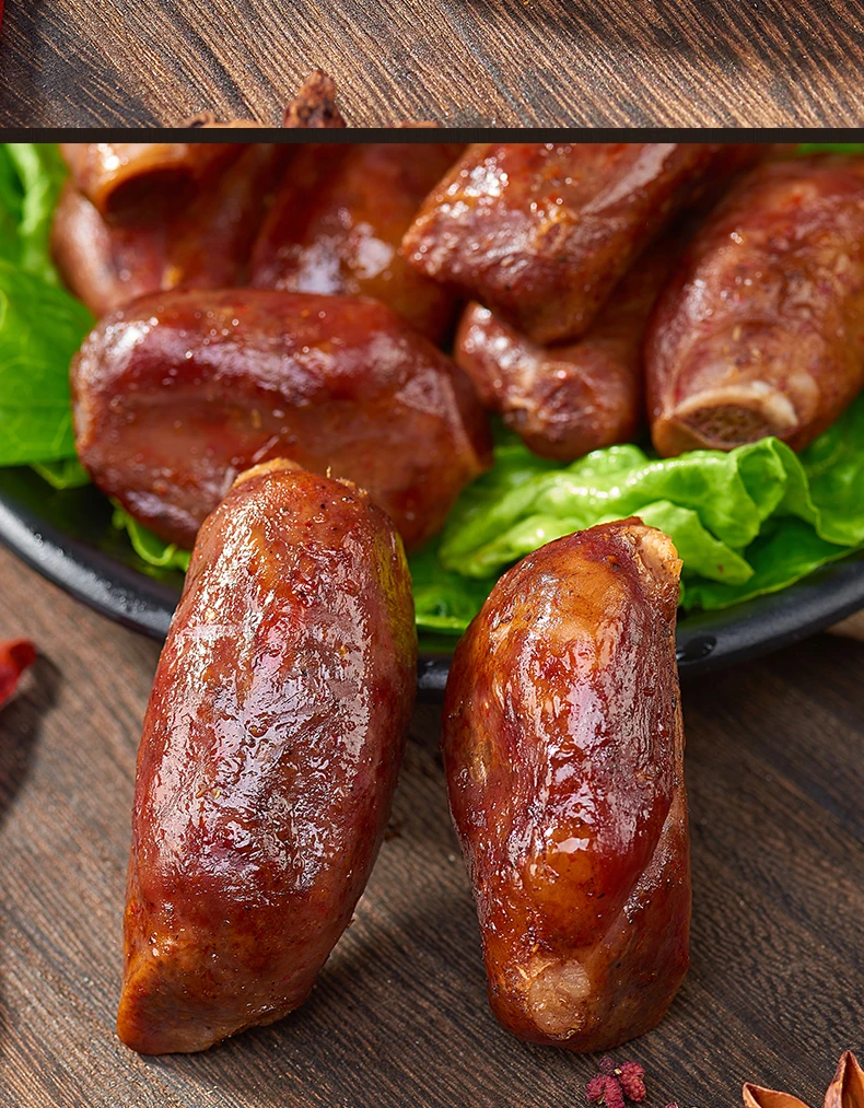 农家柏树丫烟熏排骨香肠