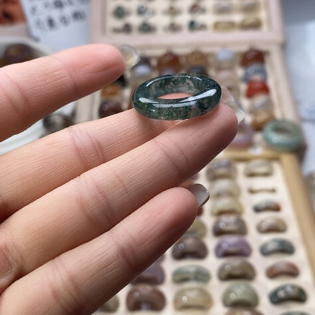 玛瑙/玉髓未镶嵌戒指A 56不退换港11