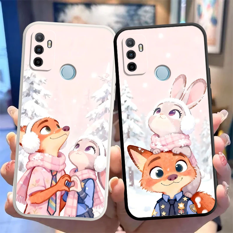 OPPOA32手机壳疯狂动物城2朱迪尼克可爱Q版情侣简约礼物防摔全包