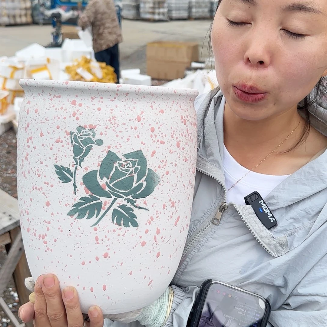 紫砂花盆王嫂花盆0624-241高26口20