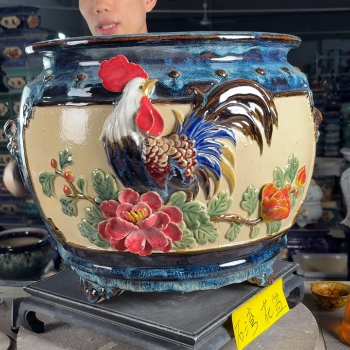 一风堂石湾花盆 内31*29