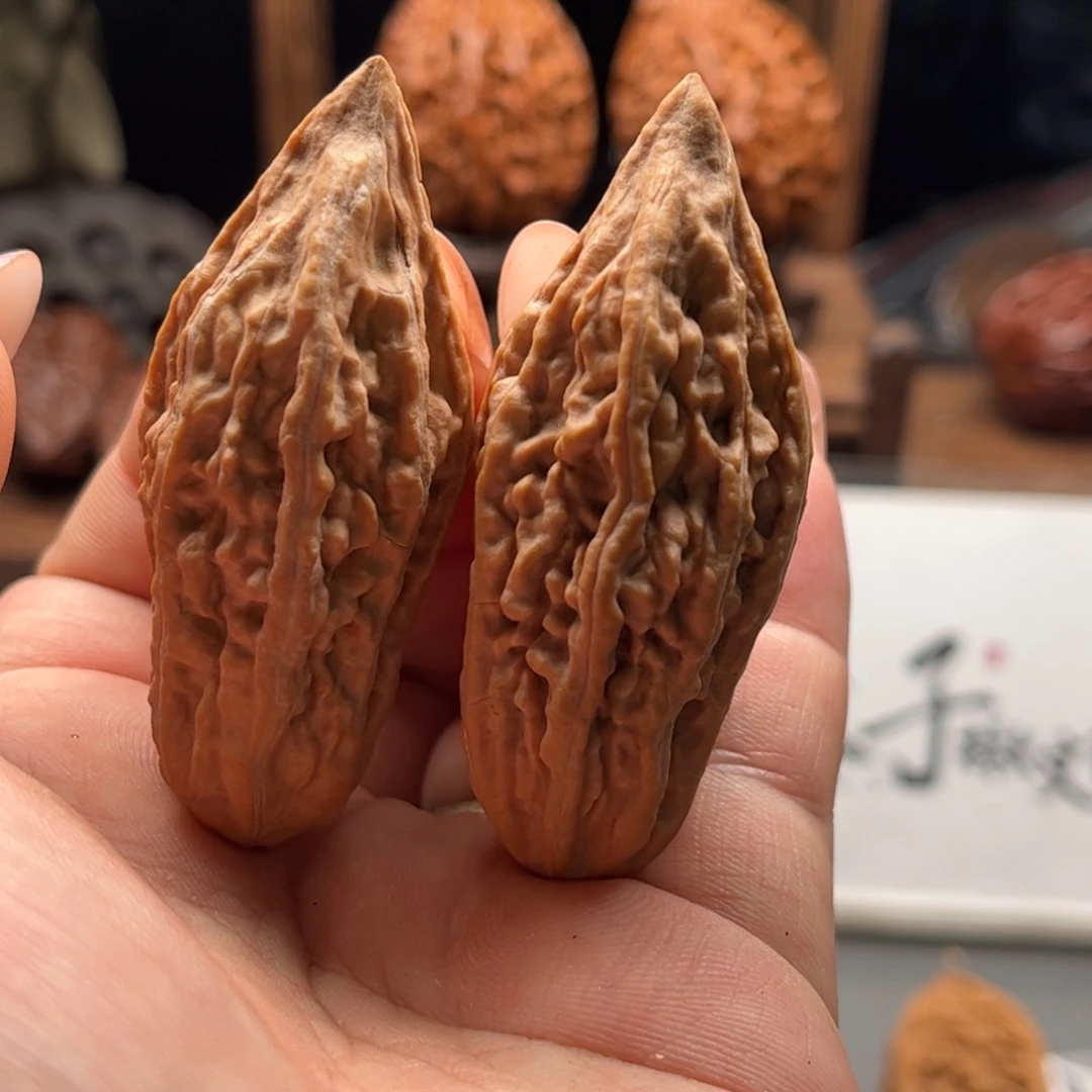 文玩核桃把件铞**当关东木子家楸大胖65