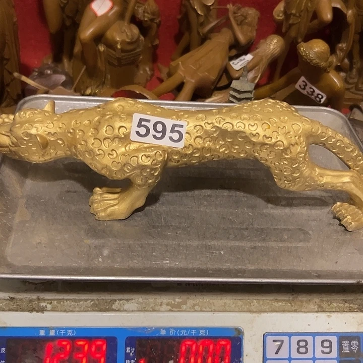 吉***发黄铜摆件，文房工艺品摆件