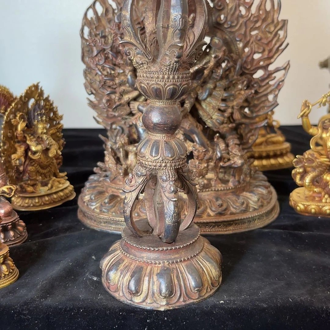 金刚杵藏佛黄铜摆件