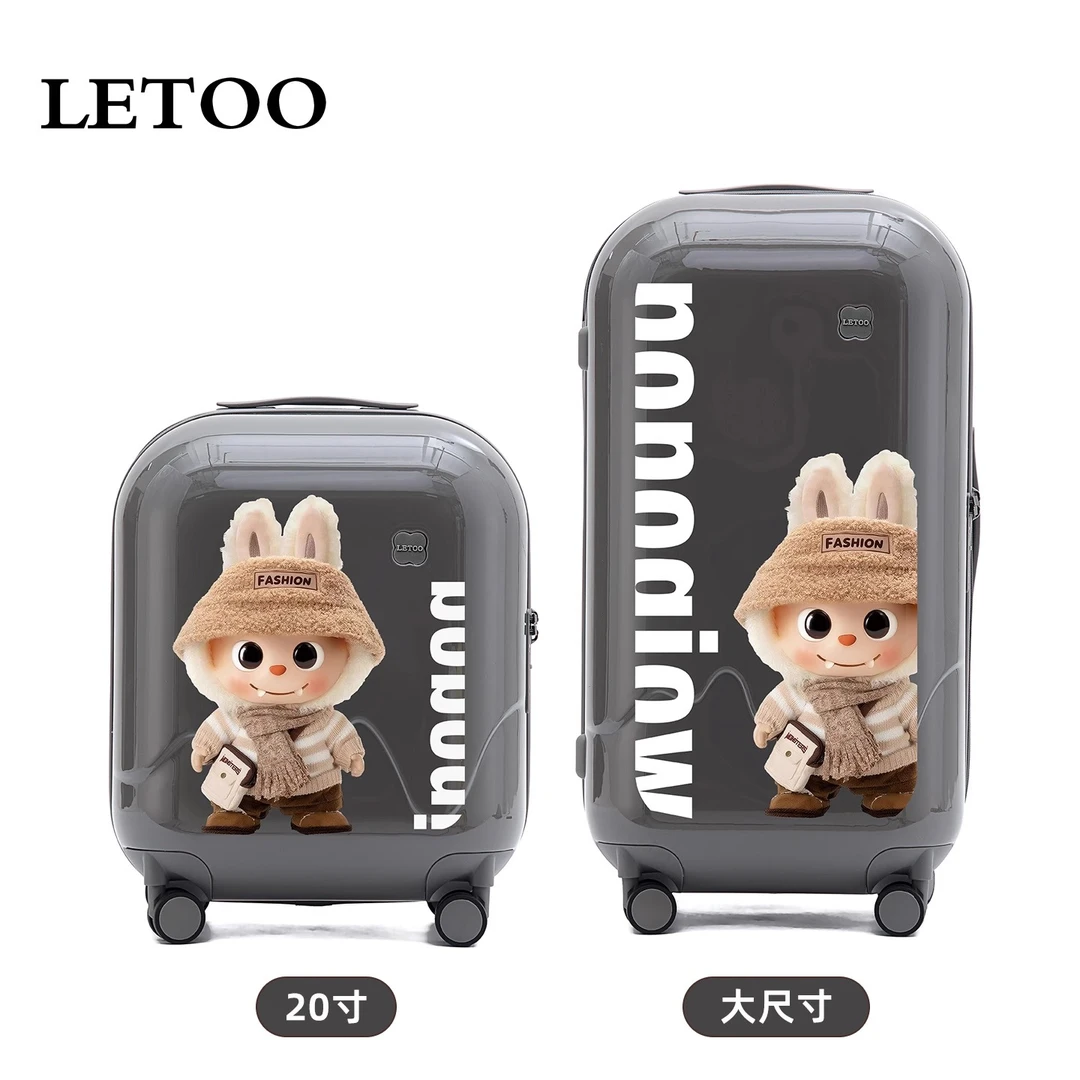 letoo网红ins拉杆箱登机箱万向轮大学生旅行箱高颜值行李箱男女