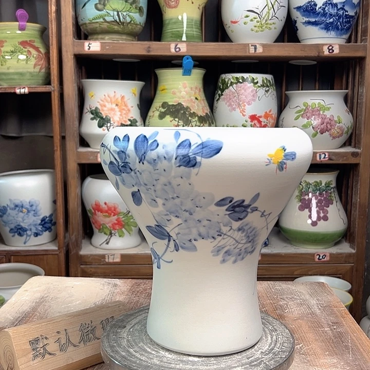 陶火窝兰兰紫藤新款新款陶瓷