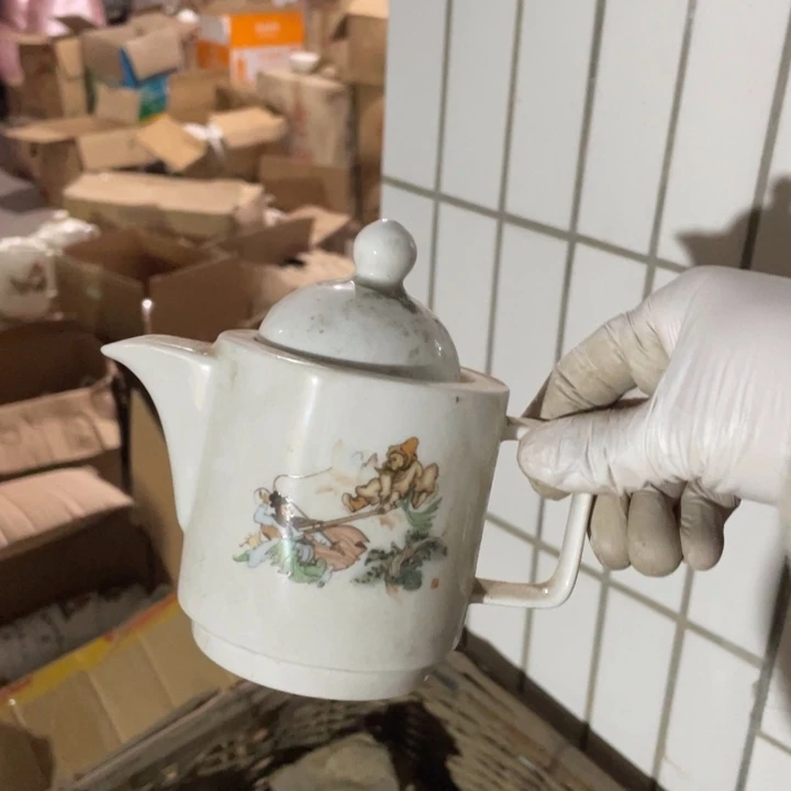 紫砂茶壶陶瓷艺术摆件