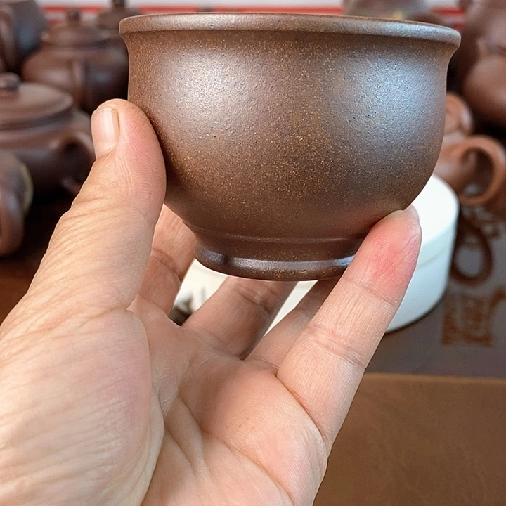 紫砂茶壶段泥还原烧主人杯130cc