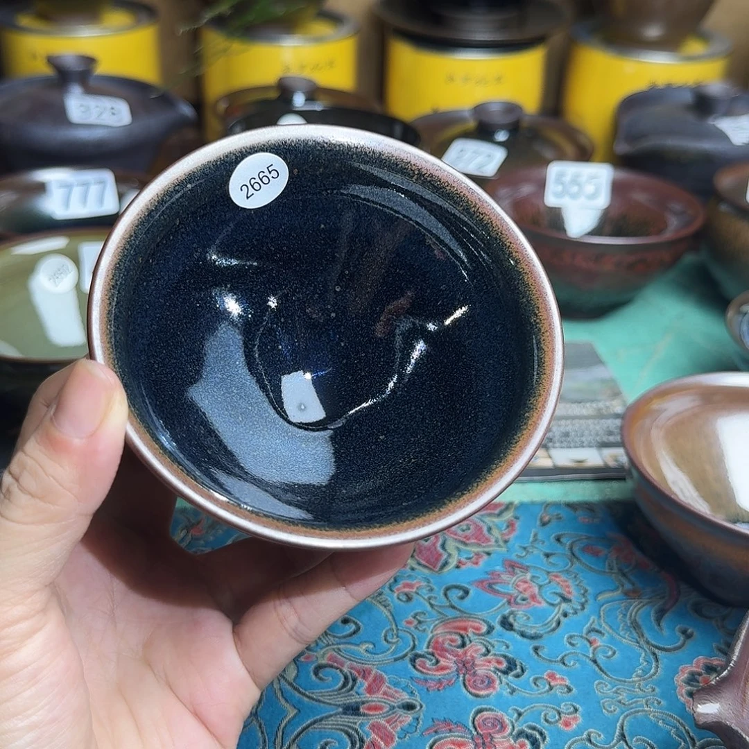 茶盏2665 秋罗柴烧手工主人杯