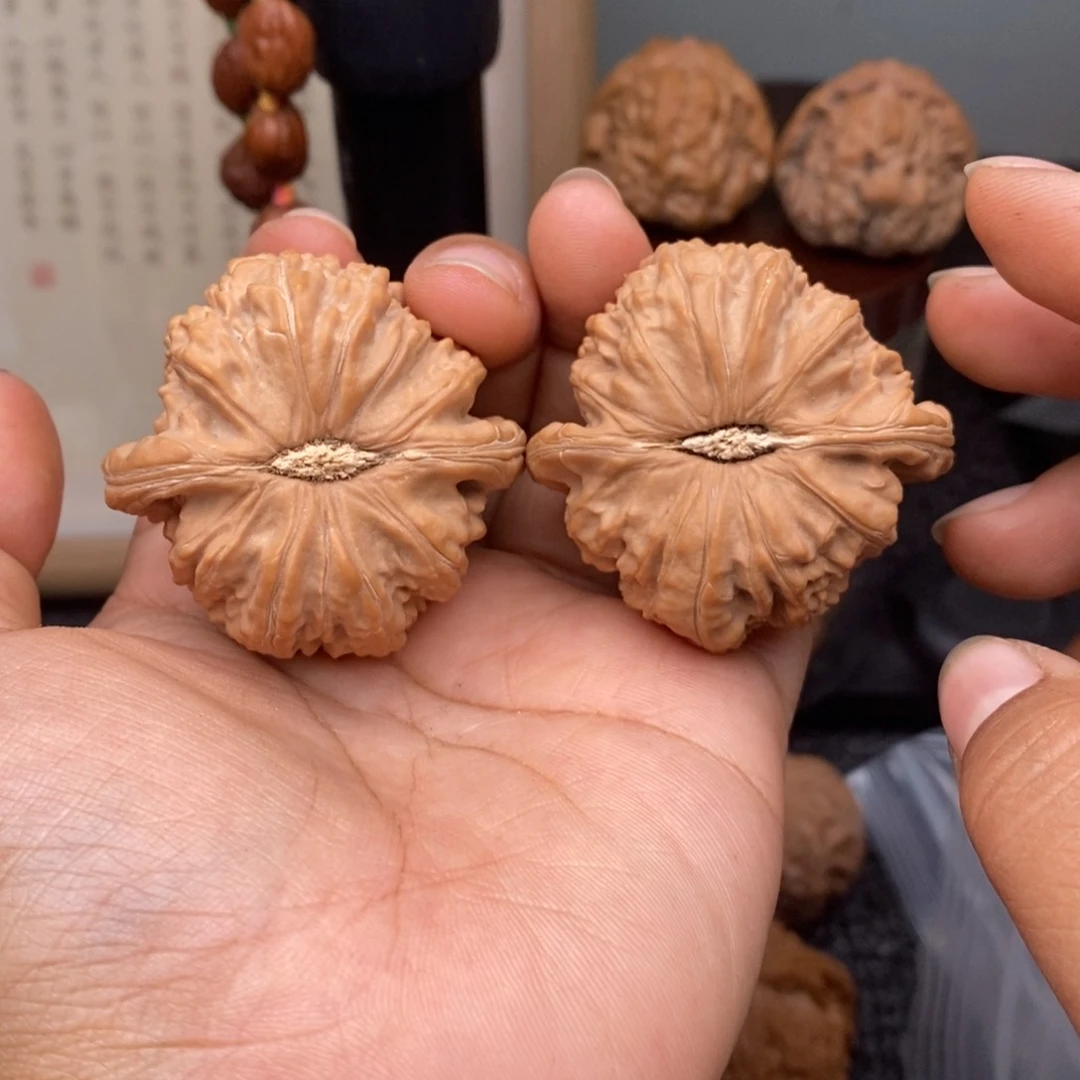 文玩核桃把件44白狮子