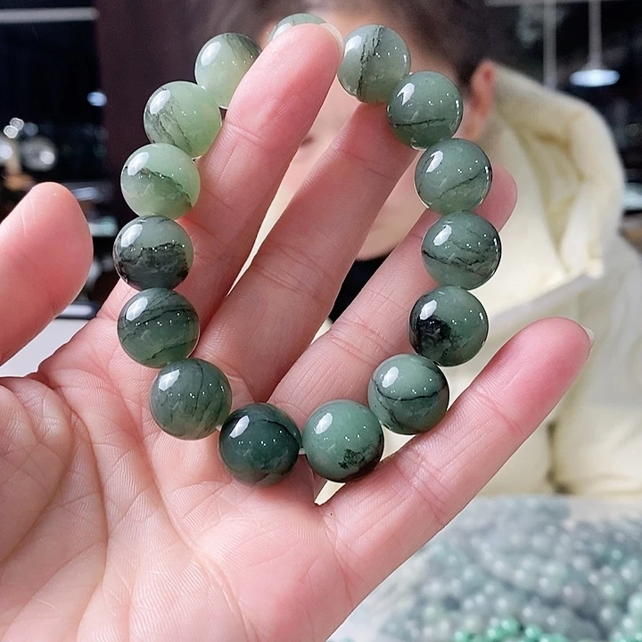 密玉（石英质玉）手链未镶嵌