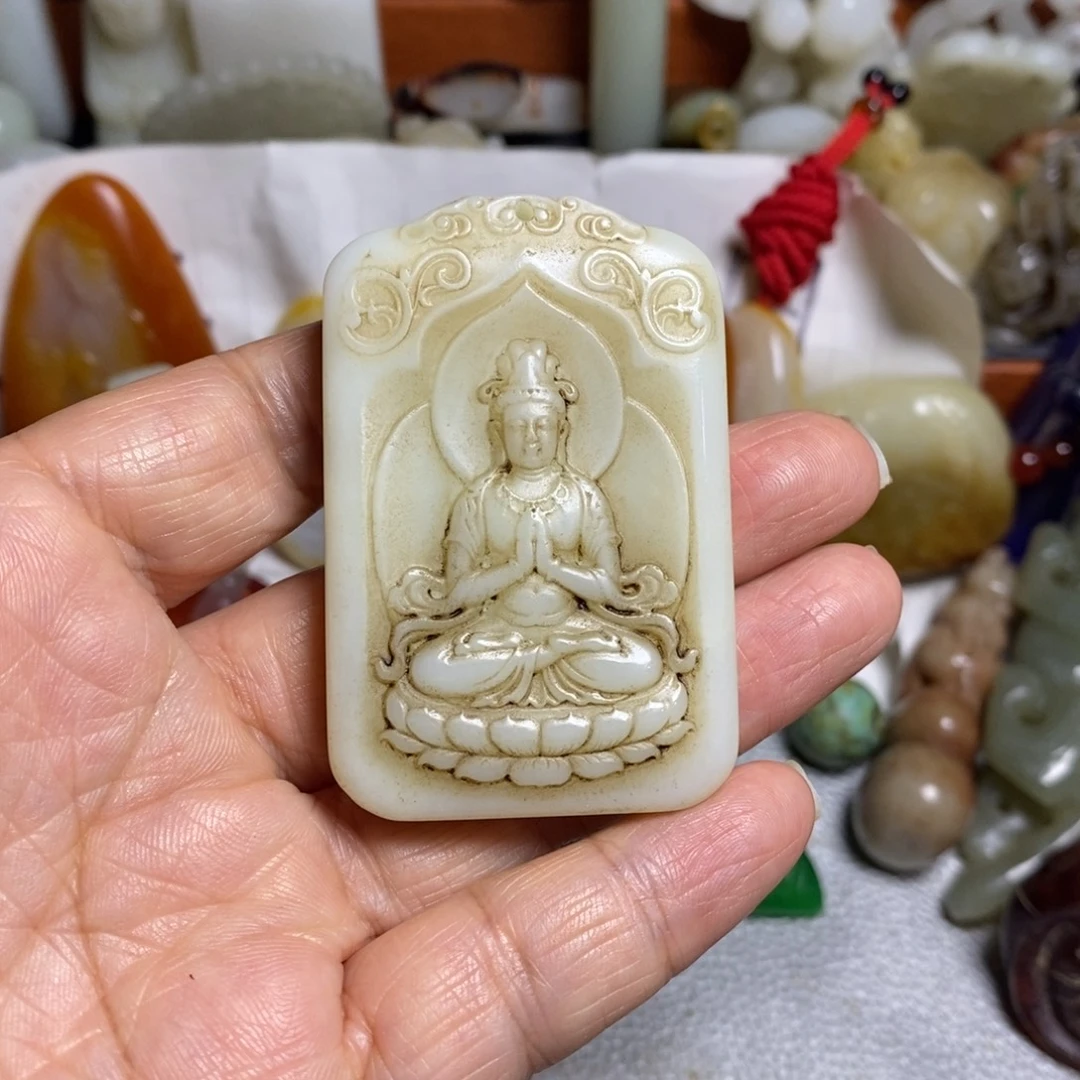 和田玉（糖玉）未镶嵌颈饰